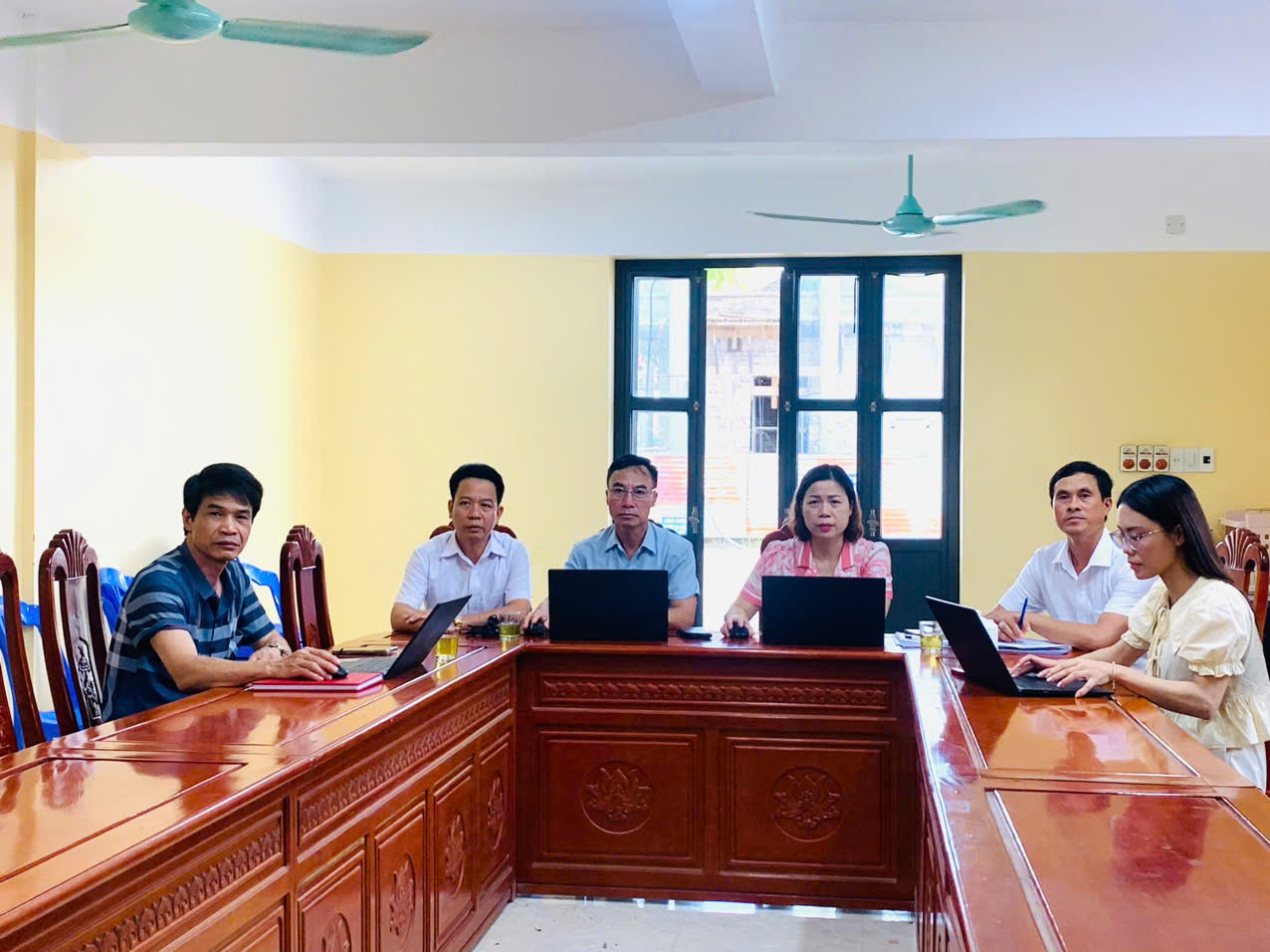 XÃ ĐÔNG THỤY ANH DỰ CUỘC HỌP TRỰC TUYẾN PHIÊN HỌP THƯỜNG KỲ THÁNG 7