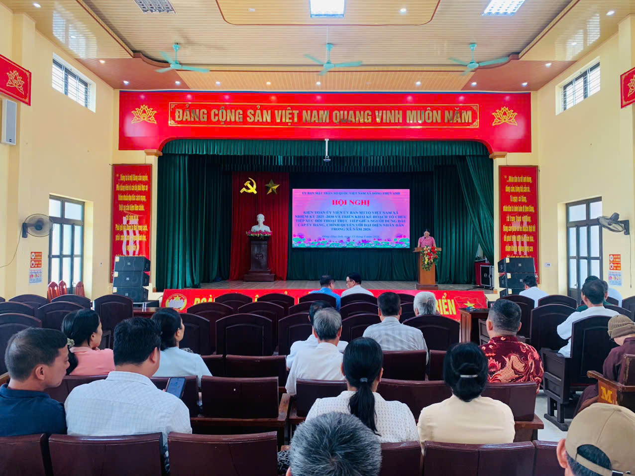 ỦY BAN MTTQ VIỆT NAM XÃ ĐÔNG THỤY ANH TRIỂN KHAI KẾ HOẠCH TIẾP XÚC, ĐỐI THOẠI TRỰC TIẾP VỚI NHÂN DÂN NĂM 2026