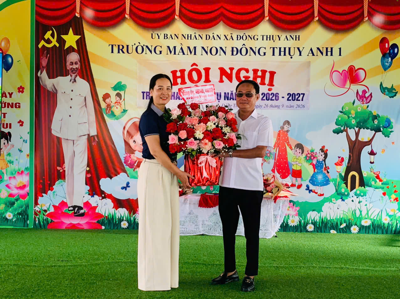 TRƯỜNG MẦM NON ĐÔNG THỤY ANH 1 TRIỂN KHAI NHIỆM VỤ NĂM HỌC 2026 – 2027 VỚI CHỦ ĐỀ “  KỶ CƯƠNG – SÁNG TẠO – ĐỘT PHÁ – PHÁT TRIỂN”