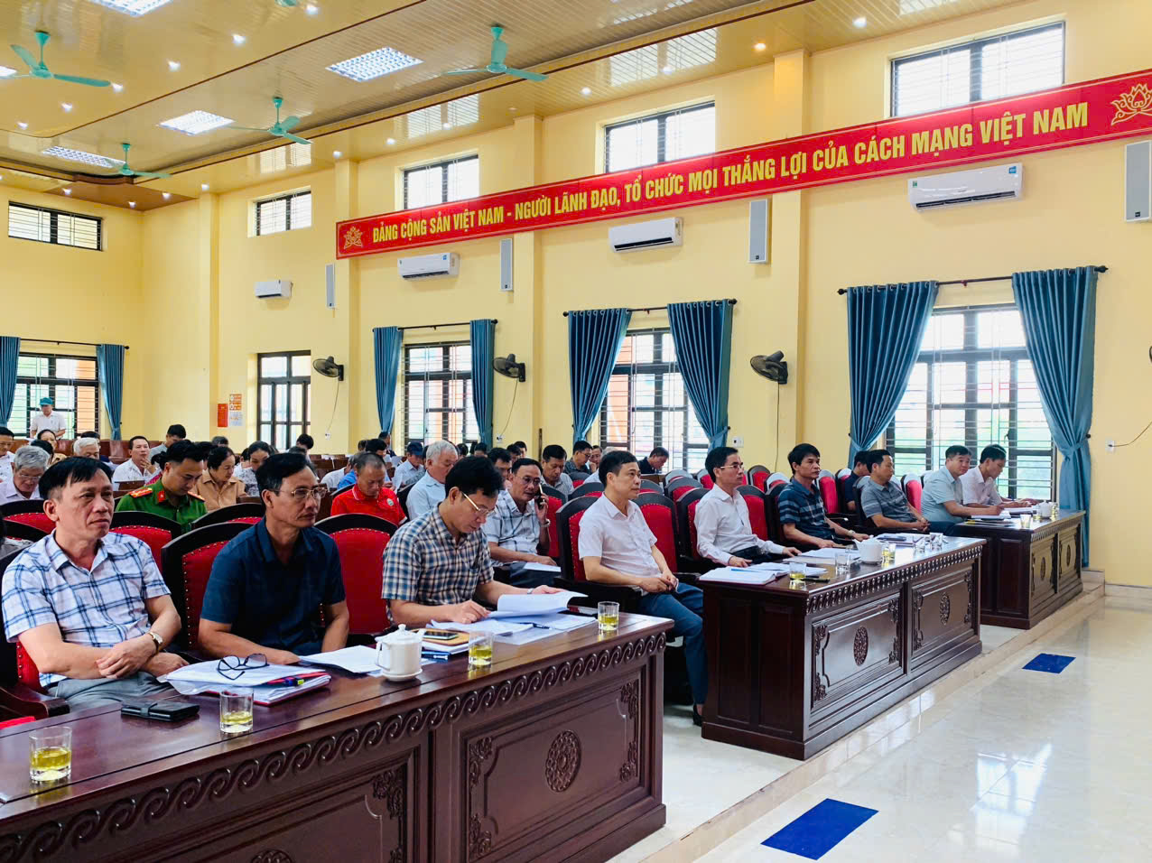 XÃ ĐÔNG THUỴ ANH TRIỂN KHAI KẾ HOẠCH LẤY Ý KIẾN NHÂN DÂN VỀ VIỆC SẮP XẾP, TỔ CHỨC LẠI THÔN TRÊN ĐỊA BÀN.