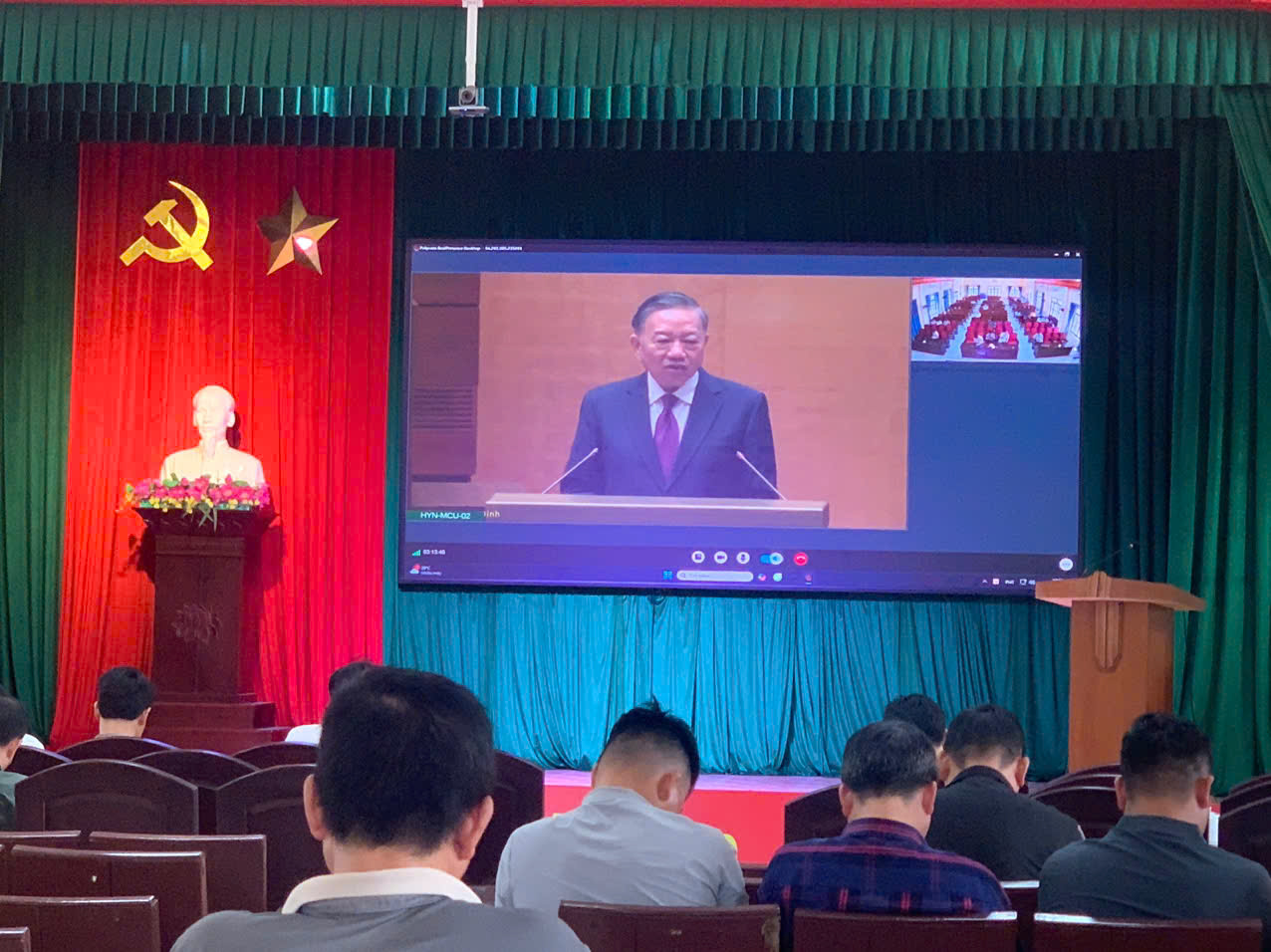 ĐẢNG BỘ XÃ ĐÔNG THỤY ANH DỰ HỘI NGHỊ TRỰC TUYẾN SƠ KẾT 1 NĂM VẬN HÀNH MÔ HÌNH TỔ CHỨC TỔNG THỂ CỦA HỆ THỐNG CHÍNH TRỊ VÀ MÔ HÌNH CHÍNH QUYỀN ĐỊA PHƯƠNG 03 CẤP