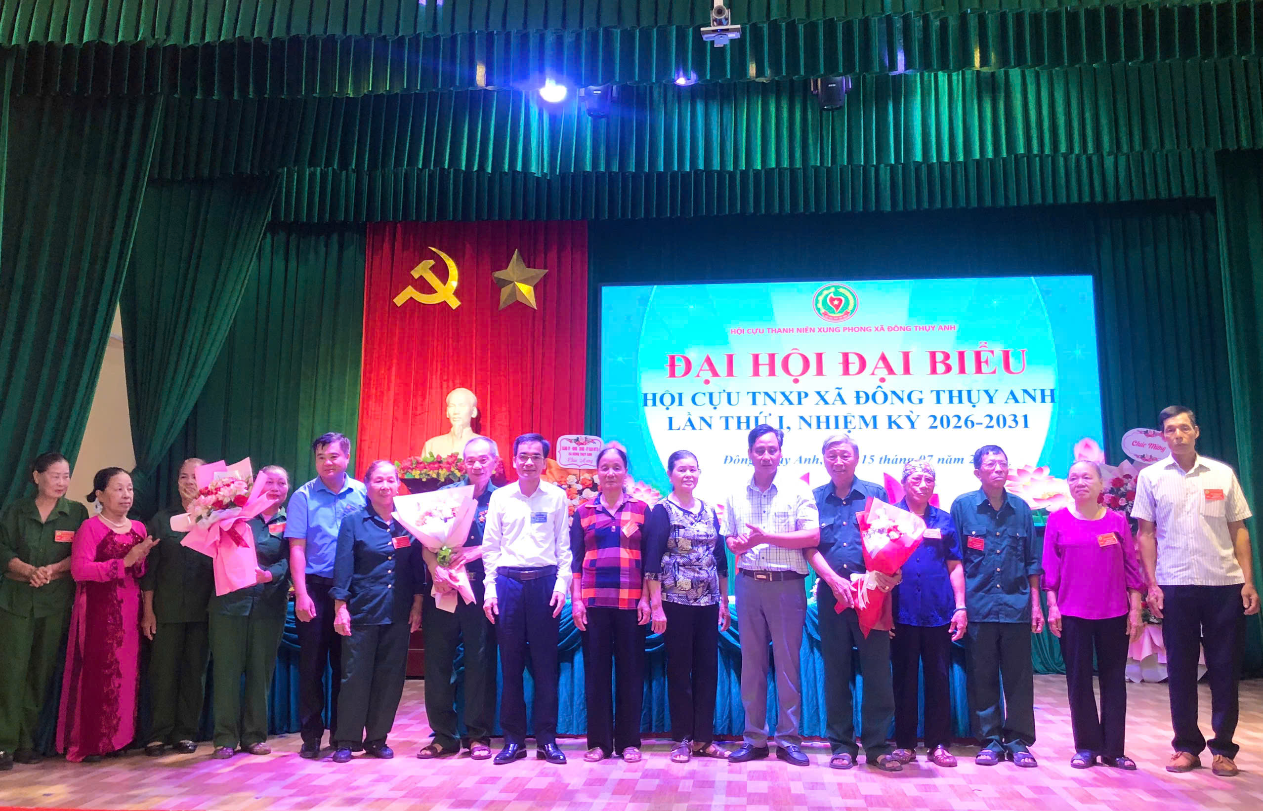 HỘI CỰU THANH NIÊN XUNG PHONG XÃ ĐÔNG THUỴ ANH TỔ CHỨC ĐẠI HỘI ĐẠI BIỂU LẦN THỨ I, NHIỆM KỲ 2026 – 2031